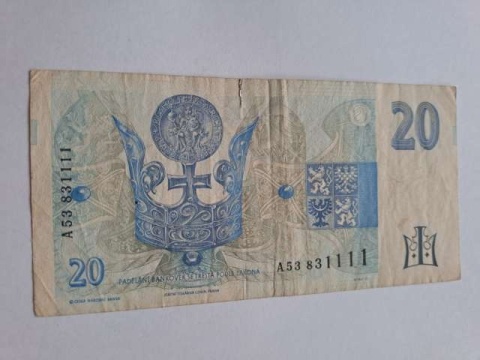 Czechy 20 koron 1994 r seria A