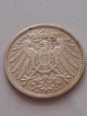 Niemcy 1 Marka Wilhelm II 1907 r J