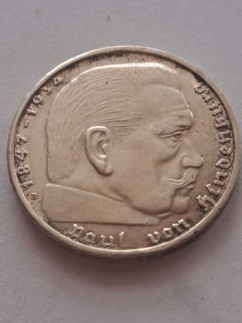 Niemcy 2 Marki Hindenburg 1938 r B