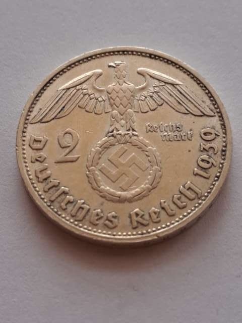 Niemcy 2 Marki Hindenburg 1939 r B