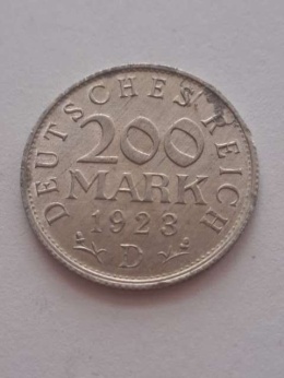 Niemcy 200 marek Weimar 1923 r D