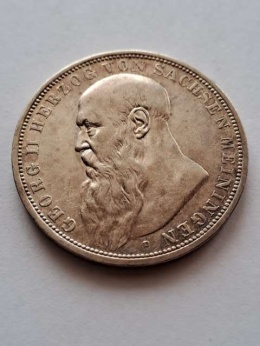 Niemcy 3 Marki Meiningen 1908 r