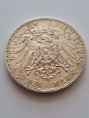 Niemcy 3 Marki Wilhelm II Prusy 1912 r