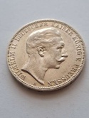 Niemcy 3 Marki Wilhelm II Prusy 1910 r