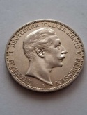 Niemcy 3 Marki Wilhelm II Prusy 1910 r