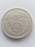 Niemcy 5 Marek Hindenburg 1938 r A