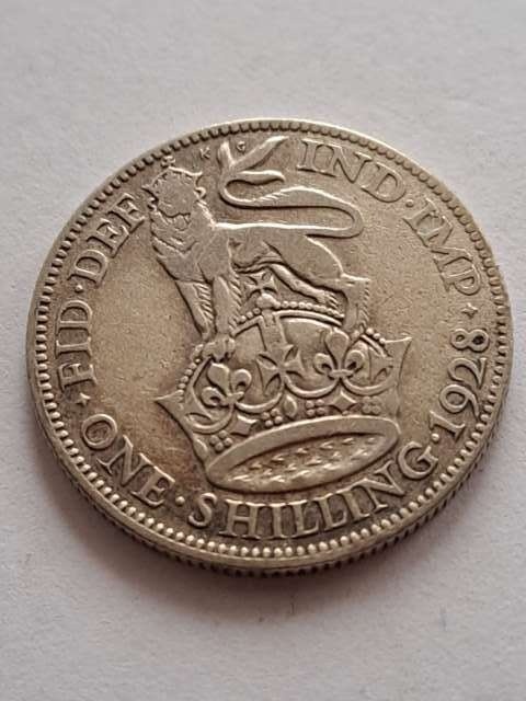 Wielka Brytania 1 Szyling Jerzy V 1928 r