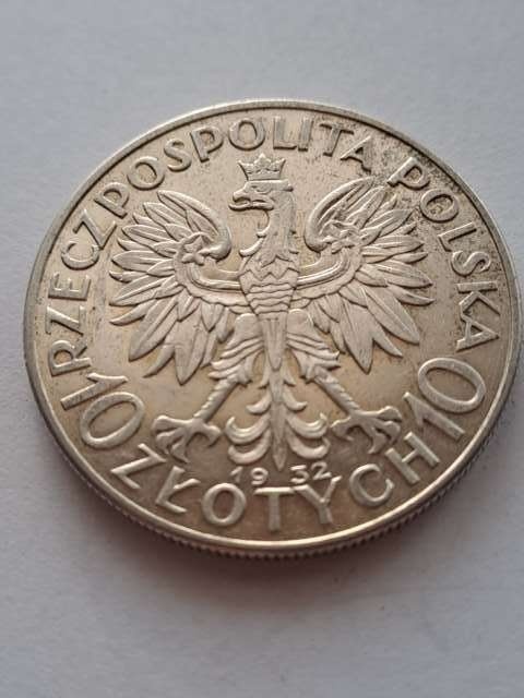 10 zł Głowa Kobiety 1932 r b/z