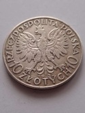 10 zł Głowa Kobiety 1932 r bez znaku