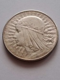 10 zł Głowa Kobiety 1932 r bez znaku
