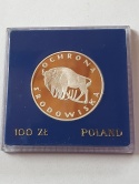 100 zł Ochrona Srodowiska Żubr 1977 r