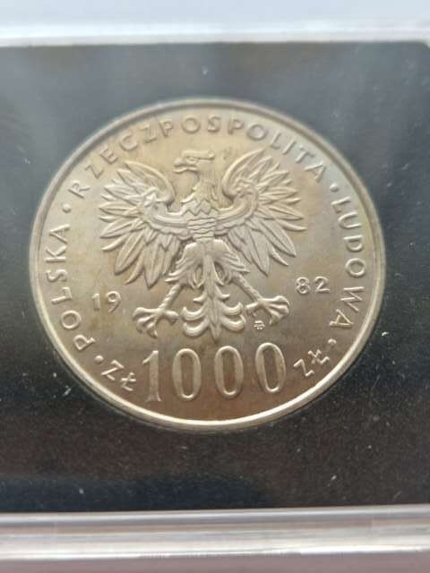 1000 zł Jan Paweł II 1982 r