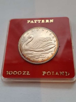 1000 zł Ochrona Środowiska Łabędz 1984 r