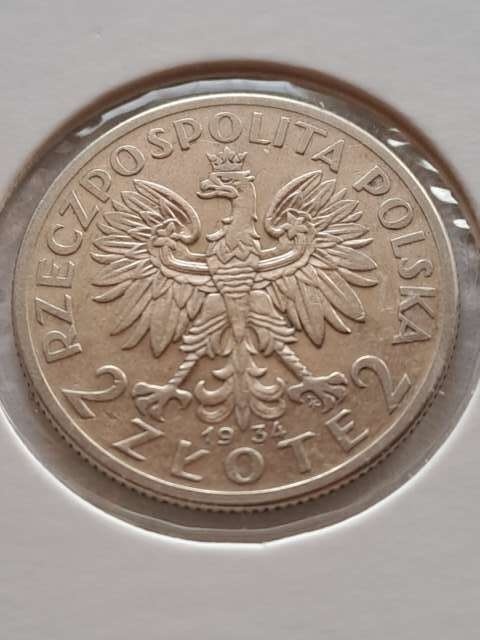 2 zł Głowa Kobiety 1934 r