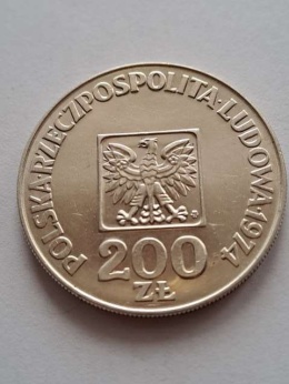 200 zł Mapka 1974 r