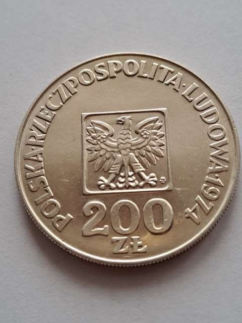 200 zł Mapka 1974 r