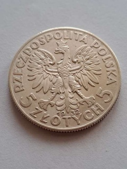 5 zł Głowa Kobiety 1932 r