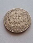 5 zł Głowa Kobiety 1933 r
