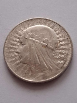 5 zł Głowa Kobiety 1933 r