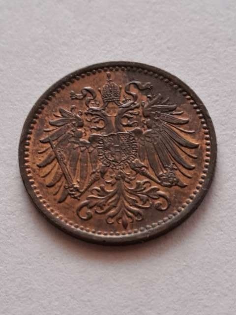 Austria 1 haler Franciszek Józef I 1897 r