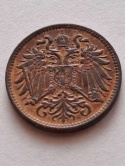 Austria 2 halerze Franciszek Józef I 1897 r
