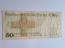 Banknot 50 zł Karol Świerczewski 1982 r seria DF