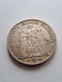 Francja 5 Franków Herkules 1874 r