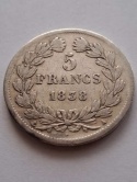 Francja 5 Franków Louis Philippe I 1838 r