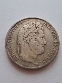 Francja 5 Franków Louis Philippe I 1844 r