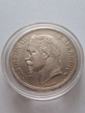 Francja 5 Franków Napoleon III 1869 r