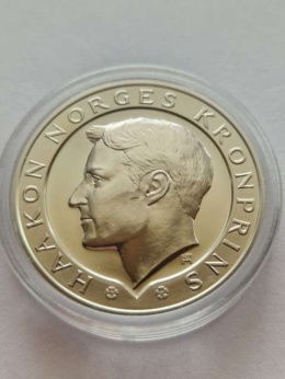 Norwegia Medal 25 ar Haakon 1998 r