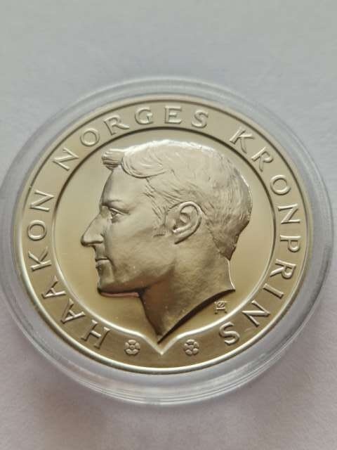 Norwegia Medal 25 ar Haakon 1998 r