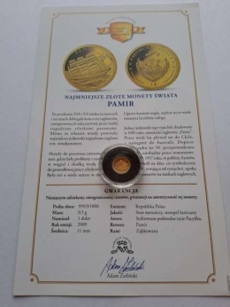 Palau 1 dolar Pamir 2009 r