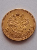 Rosja 10 Rubli Mikołaj II 1901 r
