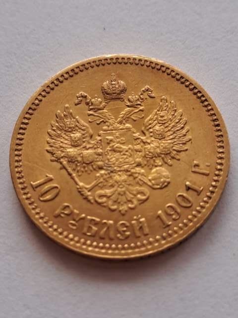Rosja 10 Rubli Mikołaj II 1901 r