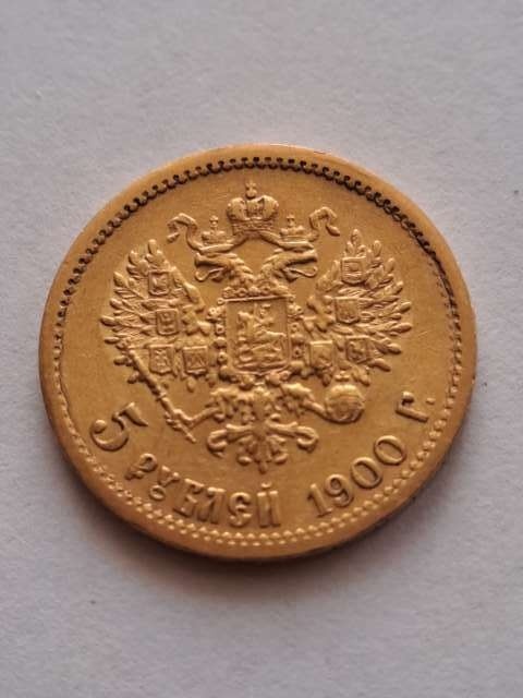 Rosja 5 Rubli Mikołaj II 1900 r