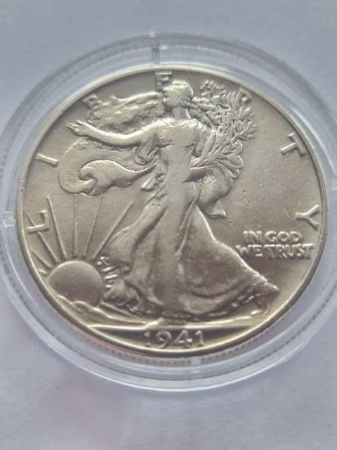 USA 1/2 Dollara idąca Wolność 1941 r