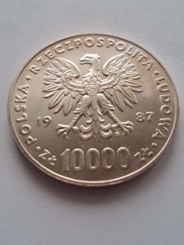 10 000 zł Jan Paweł II 1987 r