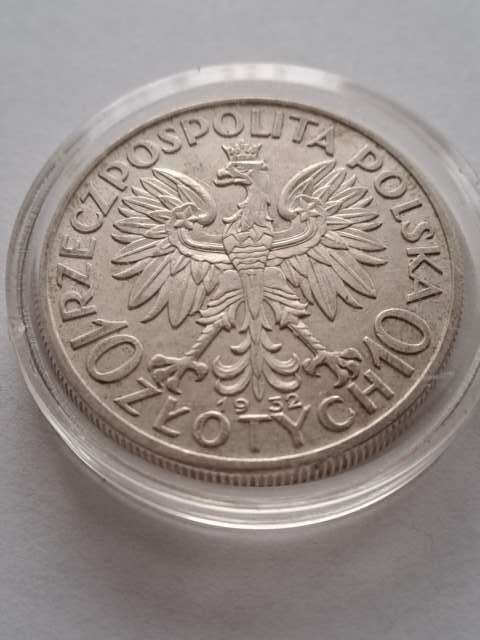 10 zł Głowa Kobiety 1932 r b/z
