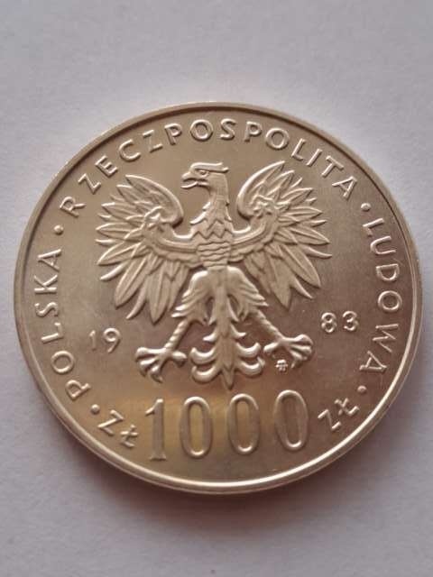 1000 zł Jan Paweł II 1983 r