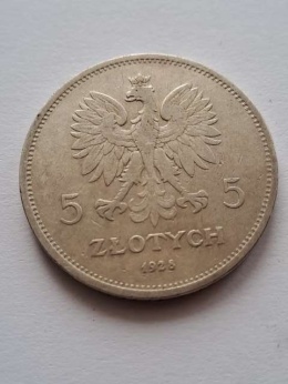 5 zł Nike 1928 r znak