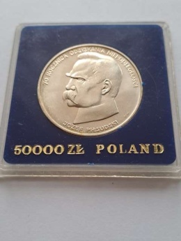 50 tys Józef Piłsudski 1988 r
