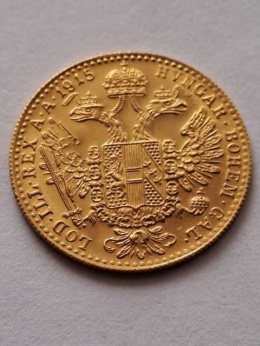 Austria Dukat 1915 r nowe bicie