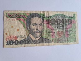Banknot 10000 zł Stanisław Wyspiański 1988 r CY