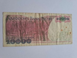 Banknot 10000 zł Stanisław Wyspiański 1988 r CY