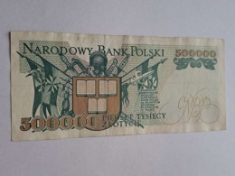 500000 zł Henryk Sienkiewicz 1993 r seria AA