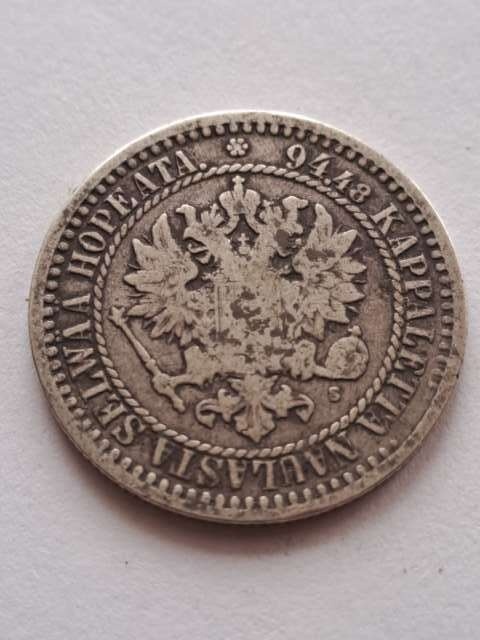 Finlandia 1 Markka Aleksander II 1866 r