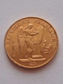 Francja 20 Franków Anioł 1897 r