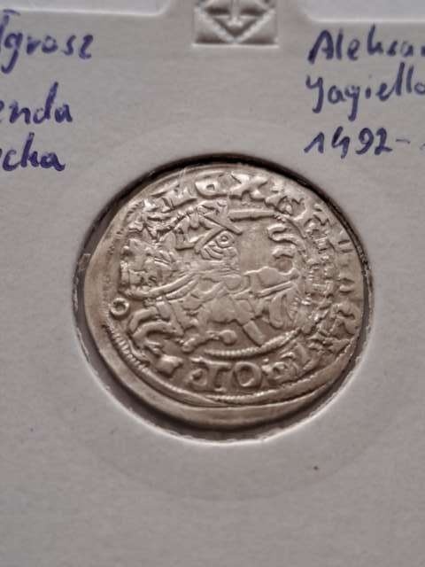 Półgrosz A. Jagiellończyk 1492-1506
