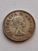 Suid Afrika 3 pensy Elżbieta II 1957 r